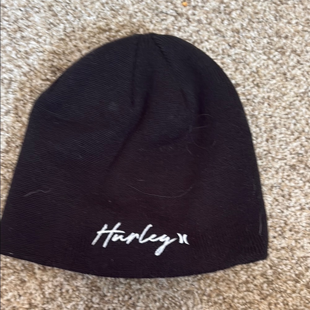 Hurley Classic Black Knit Beanie